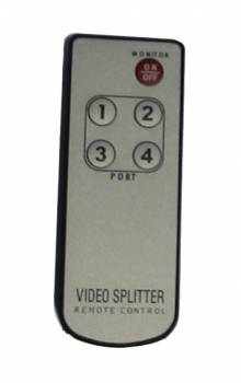 4-fach schaltbarer VGA-Multiplexer mit IR-Fernbedienung