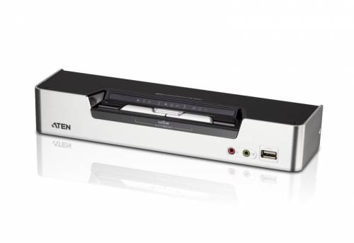 Aten 2-Port USB 2.0 DL-DVI Dual View KVMP™ Switch inkl. 1,8m Komplettverkabelung