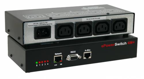ePowerSwitch 4M+ IP-Master 4-fach Steckdosenleiste