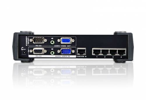 4-Port Cat 5 Audio/ Video Splitter