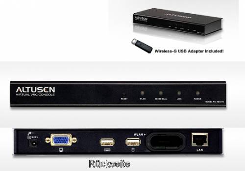 Altusen Virtual VNC Konsole �ber LAN/WLAN/WAN