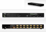Aten 16-fach IP-Remote USB/PS2/VGA KVM-Switch mit USB-Medien-Port