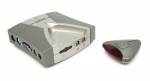 2-Port KVM-Switch PS/2 / VGA / Audio mit Standard-Anschl�ssen und Fernbedienung