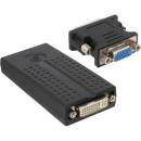 Externer aktiver USB 2.0 zu DVI / VGA Grafik-Adapter, max 1920x1080