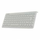 Tastatur, Mini, Perixx PERIBOARD-407 DE W, USB, wei�