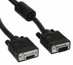 10m S-VGA Verl�ngerung, InLine�, 15pol HD St/Bu, schwarz