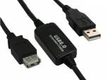 10m USB 2.0 Aktiv-Verl�ngerung mit Signalverst�rkung 