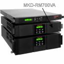EFFEKTA USV MKD RM 700 VA, Online-Dauerwandler, 75 min., 19