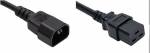 10A-C14 IEC-Stecker auf 16A-C19-Buchse Verl�ngerungs-Adapterkabel 1,8 m