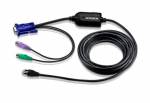 PS/2 + VGA CPU-Modul f�r Aten/Altusen KVM-Switches, mit 4,5m CATx Kabel