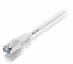 0,5 m Cat.7 Patchkabel S/FTP (PIMF) LSOH, weiss, 600MHz, equip