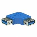 USB 3.0 Adapter, Buchse A auf Buchse A, gewinkelt 90�