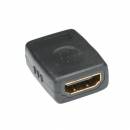 HDMI Adapter, HDMI A Buchse/Buschse, vergoldete Kontakte