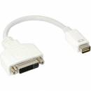 Mini-DVI Adapterkabel, Mini-DVI Stecker auf DVI-D 24+1 Buchse