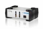 2-fach DVI-I + Audio Switch mit IR-Fernbedienung