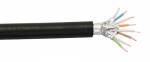 100 m Verlegekabel Cat.7+, 1000Mhz, S/FTP (PiMf), AWG23, Outdoor, schwarz