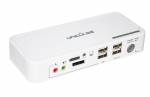 2-Port USB/DP/Audio KVM-Switch mit True Transparent USB-Emulation und Monitor-Daten-Spiegelung inkl. 2 x 1,2m PC-Kabel