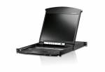 8-Port Altusen IP-Remote steuerbare Dual-Rail KVM-Konsole mit 17