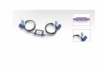 ATEN PS2/VGA/Audio 2-fach Kabel-KVM-Switch