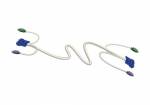 Kombi-Rundkabel 5m 2xPS2/VGA Stecker/Stecker