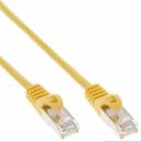 1m SF/UTP Cat.5e RJ45-Patchkabel, gelb
