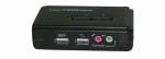 UNICLASS 2-fach USB/VGA/Audio KVM-Switch inkl. Kabel