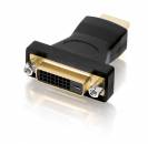 HDMI => DVI(24+1) Adapter, HDMI-Stecker => DVI-Buchse