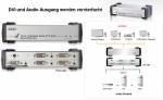 4-fach DVI + Audio Vervielfacher