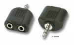 Y-Adapter Klinkenstecker 3,5mm auf 2x Klinkenbuchse 3,5mm