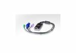 PS/2+VGA CPU-Modul f�r Aten/Altusen KVM-Switches, bis 40m CAT5