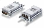 DVI Extender Set via 4 optische Kabel