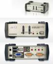 ATEN 2-fach USB2.0/VGA/Audio KVM-Switch inkl. Kabel