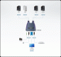 Preview: ATEN CS64US 4-fach USB/VGA/Audio Kabel KVM-Switch mit 2 x 0,9 m + 2 x 1,2 m Kabel