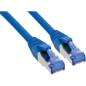 Preview: 5 m x 10 pcs patch cable Cat.6A, S/FTP (PiMf), halogen free, 500MHz, blue, 76805BX10