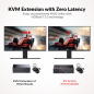 Preview: 4K60Hz HDMI 2.0 und 4x USB2.0 HDBaseT Zero Latency Extender-Set bis 100m, AV Access 4KEX100-KVM-PRO