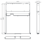 Preview: 8-Port IP-Remote LCD RJ45-KVM-Konsole mit 17" LCD inkl. 8 x Donglesatz, Haitwin AK-1708-K5-IP