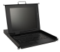 Preview: 8-Port IP-Remote LCD RJ45-KVM-Konsole mit 17" LCD inkl. 8 x Donglesatz, Haitwin AK-1708-K5-IP