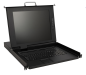 Preview: 16-Port IP LCD KVM-Konsole with 17" LCD incl. 16 x Cable, Haitwin AK-1716-IP