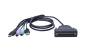 Preview: LANBE AS-7100HLS 17" extra short LCD KVM Console, combo support (USB/PS.2)