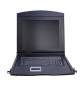 Preview: LANBE AS-7100ULS 17" extra short LCD KVM Console, combo support (USB/PS.2)