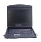 Preview: LANBE AS-9100DLS - short High-Resolution 19" DVI KVM-Console with 18,5" Widescreen LED