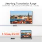 Preview: 4K60Hz HDMI KVM Extender mit HDMI Loop-Out, USB 2.0, Audio, IR/RS232 auf bis zu 150m, AV Access 4KEX150-KVM