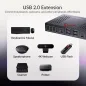 Preview: 4K60Hz HDMI KVM Extender mit HDMI Loop-Out, USB 2.0, Audio, IR/RS232 auf bis zu 150m, AV Access 4KEX150-KVM