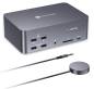 Preview: 3-Monitor Hybrid KVM-Switch 1-PC (8K60Hz 4K165Hz -- 2x DP 1x HDMI) und 1x Notebook USB-C, AV Access iDock-B23