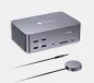 Preview: 2-Port 8K60Hz 3-Monitor 2xDP + 1xHDMI KVM-Switch mit USB 3.0 und LAN, inkl. PC-Kabel, AV Access iDock-D23i