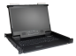 Preview: Short High-Resolution 1080p FullHD LCD-Console Drawer with DVI/VGA + USB, Audio, Hub