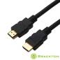 Preview: 2m 2160p HDMI HighSpeed Cable, Gold plated, black, BRACKTON HDE-SKB-0200.B