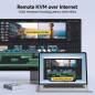 Preview: IP-Remote LAN/WiFi KVM-Extender 4K RJ45-LAN, HDMI+USB, KCEVE ANGEET KC-E3Pro-HL