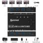 Preview: USB 3.0 Switch for 4 PCs, 4 in 4 Out USB Switch incl. 4 Cable and Remote-Switch, KCEVE KC-KM434