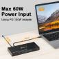 Preview: Notebook with USB-C and PC with DPP+HDMI+USB3.0 Dual-Monitor KVM-Switch with Cable Remote Control, KCEVE KC-KVM202CDH